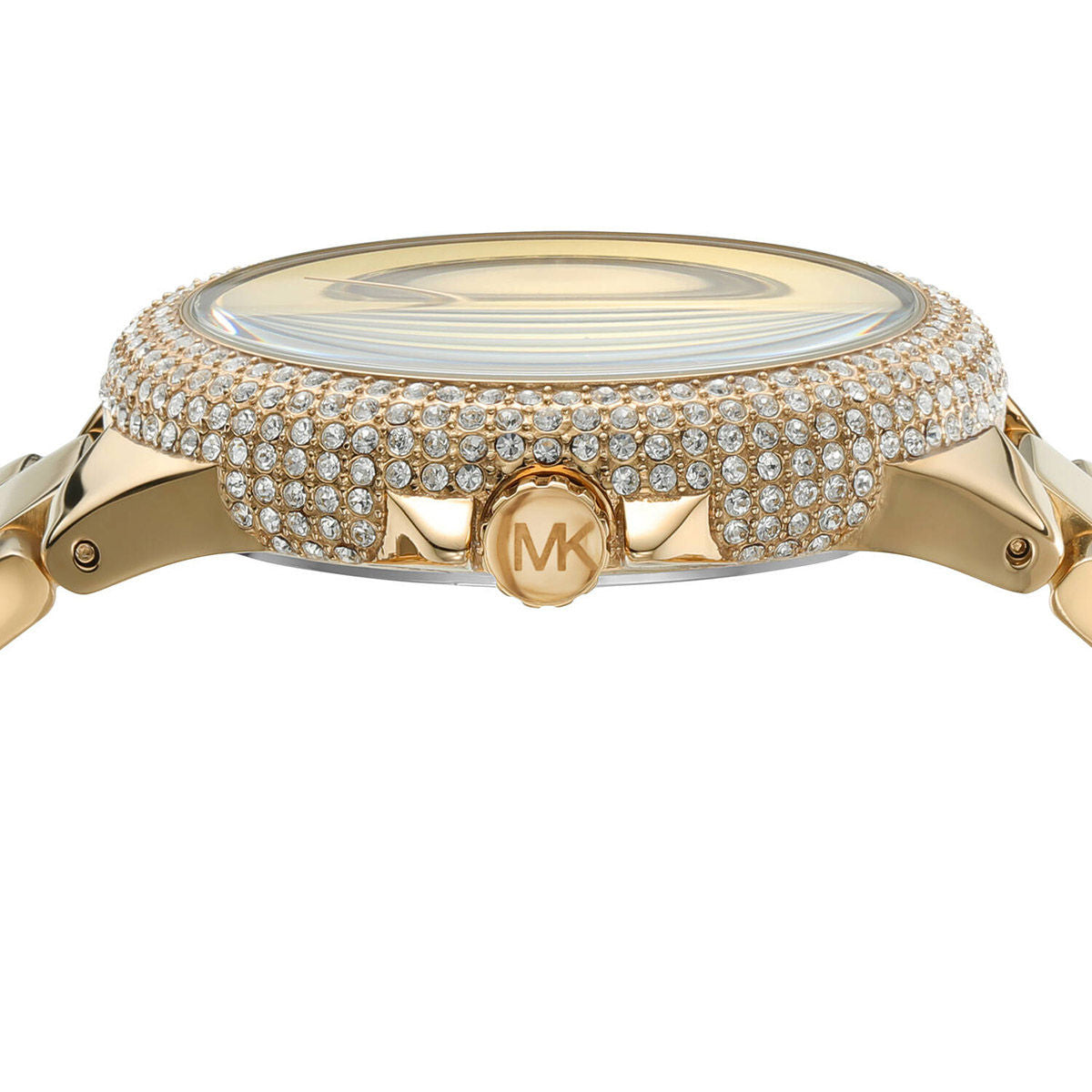  Shop Authentic Michael Kors Camille Analog Blue Dial Gold Steel Strap Watch For Women - MK7341 - Luxxuri