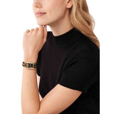  Shop Authentic Michael Kors Emery Quartz Diamonds Black Dial Cheetah Print Leather Strap Watch For Women - MK7387 - Luxxuri