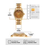  Shop Authentic Michael Kors Runway Three Hand Brown Dial Two Tone Steel Strap Watch For Women - MK7389 - Luxxuri