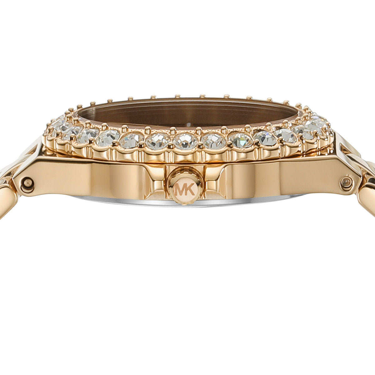  Shop Authentic Michael Kors Lennox Quartz Green Dial Gold Steel Strap Watch For Women - MK7395 - Luxxuri