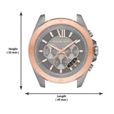  Shop Authentic Michael Kors Brecken Chronograph Grey Dial Silver Mesh Strap Watch For Men - MK8868 - Luxxuri