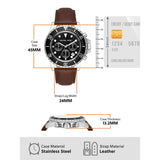  Shop Authentic Michael Kors Everest Chronograph Black Dial Brown Leather Strap Watch For Men - MK9054 - Luxxuri