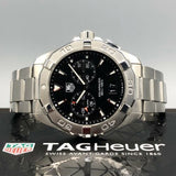  Shop Authentic Tag Heuer Aquaracer Quartz Black Dial Silver Steel Strap Watch for Men - WAY111Z.BA0928 - Luxxuri
