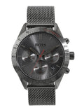  Shop Authentic Hugo Boss Talent Gunmetal Dial Grey Mesh Bracelet Watch for Men - 1513637 - Luxxuri