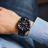  Shop Authentic Seiko 5 Sport Automatic Black Dial Black Silicone Strap Watch For Men - SRPD65K3 - Luxxuri