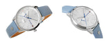  Shop Authentic Tommy Hilfiger Brooke Silver Dial Blue Leather Strap Watch for Women - 1782023 - Luxxuri