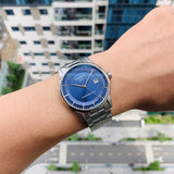  Shop Authentic Tissot Luxury Powermatic 80 Blue Dial Silver Steel Strap Watch For Men - T086.407.11.041.00 - Luxxuri