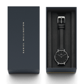  Shop Authentic Daniel Wellington Classic Petite Sheffield Black Dial Black Leather Strap Watch For Women - DW00100236 - Luxxuri