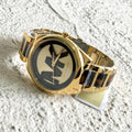  Shop Authentic Michael Kors Janelle Three-Hand Gold Dial Two Tone Steel Strap Watch For Women - MK7136 - Luxxuri