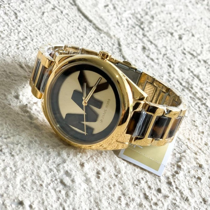  Shop Authentic Michael Kors Janelle Three-Hand Gold Dial Two Tone Steel Strap Watch For Women - MK7136 - Luxxuri