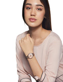  Shop Authentic Michael Kors Cinthia Mother of Pearl Rose Gold Dial Rose Gold Steel Strap Watch for Women - MK3643 - Luxxuri
