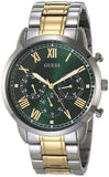  Shop Authentic Guess Hendrix Green Dial Two Tone Steel Strap Watch For Men - GW0066G2 - Luxxuri