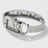  Shop Authentic Michael Kors Empire Three-Hand Silver Dial Silver Steel Strap Watch for Women - MK4841 - Luxxuri