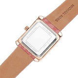  Shop Authentic Michael Kors Emery Quartz Diamonds Red Dial Pink Leather Strap Watch For Women - MK2966 - Luxxuri