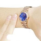  Shop Authentic Michael Kors Lexington Quartz Blue Dial Rose Gold Steel Strap Watch For Women - MK3272 - Luxxuri