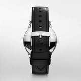  Shop Authentic Emporio Armani Classic Quartz Black Dial Black Leather Strap Watch For Men - AR1692 - Luxxuri