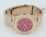 Shop Authentic Marc Jacobs Amy Purple Dial Rose Gold Steel Strap Watch for Women - MBM8618 - Luxxuri