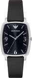  Shop Authentic Emporio Armani Epsilon Quartz Black Dial Black Leather Strap Watch For Men - AR2490 - Luxxuri