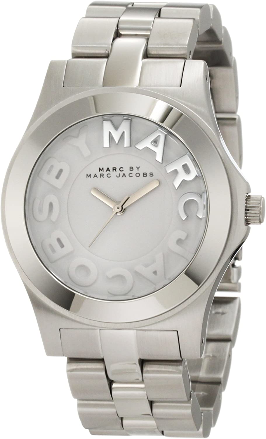  Shop Authentic Marc Jacobs Rivera Silver Dial Silver Steel Strap Watch for Women - MBM3133 - Luxxuri