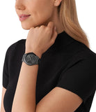  Shop Authentic Michael Kors Slim Runway Analog Black Dial Black Steel Strap Watch For Women - MK4734 - Luxxuri