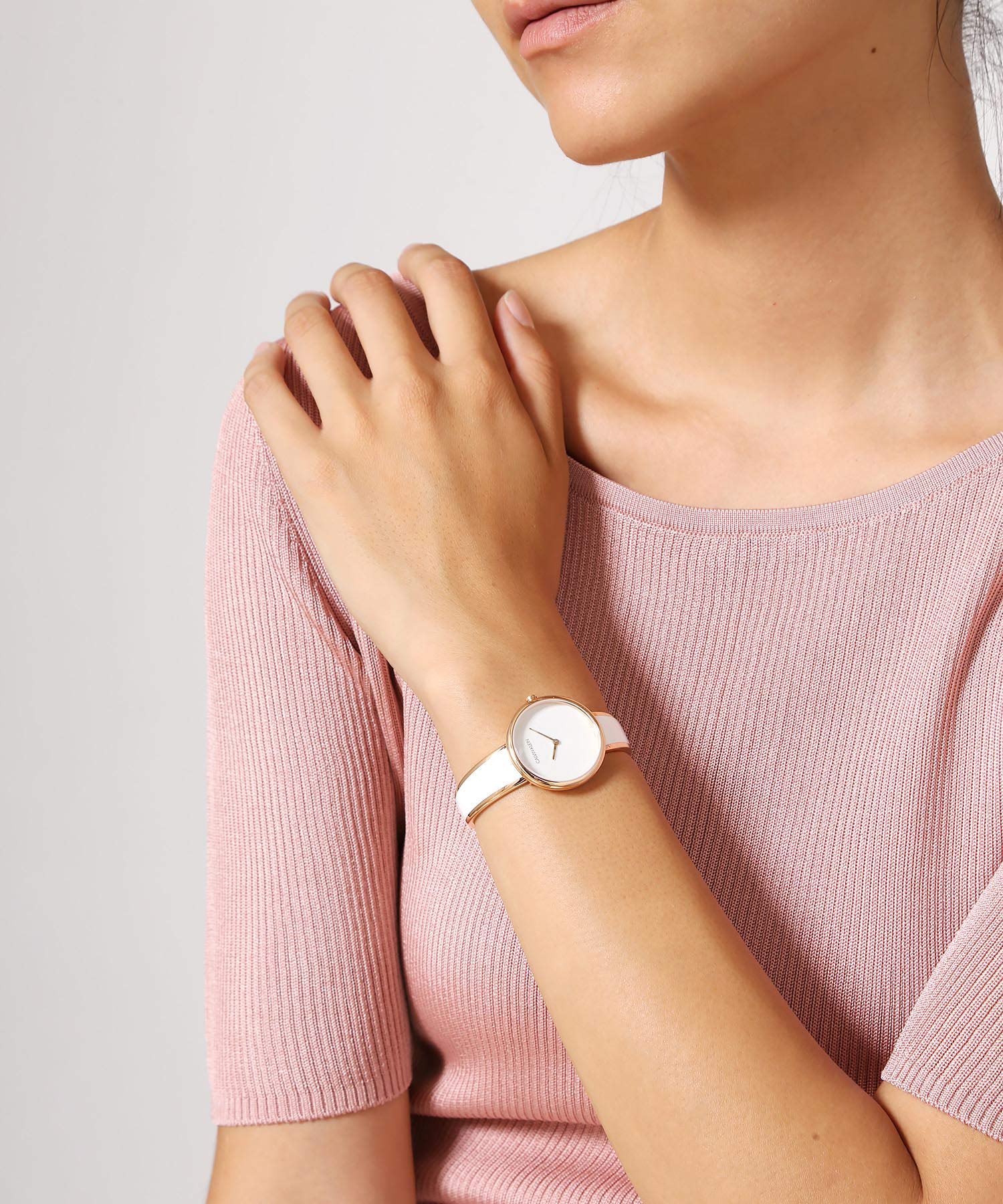  Shop Authentic Calvin Klein Seduce White Dial Two Tone Steel Strap Watch for Women - K4E2N616 - Luxxuri