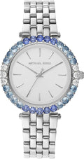 Michael Kors Darci Quartz White Dial Silver Steel Strap Watch For Women - MK4516