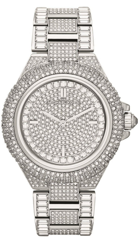  Shop Authentic Michael Kors Camille Crystal Pave Dial Silver Steel Strap Watch for Women - MK5869 - Luxxuri