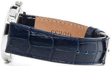  Shop Authentic Guess Wafer Chronograph Quartz Blue Dial Blue Leather Strap Watch For Men - W0496G3 - Luxxuri