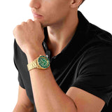  Shop Authentic Michael Kors Maritime Analog Green Dial Gold Steel Strap Watch for Men - MK9162 - Luxxuri