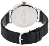  Shop Authentic Calvin Klein Even White Dial Black Leather Strap Watch for Women - K7B211C6 - Luxxuri