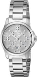  Shop Authentic Gucci G Timeless Quartz Silver Dial Silver Steel Strap Watch For Women - YA126551 - Luxxuri
