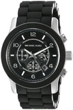  Shop Authentic Michael Kors Runway Black Dial Black Rubber Strap Watch for Men - MK8107 - Luxxuri