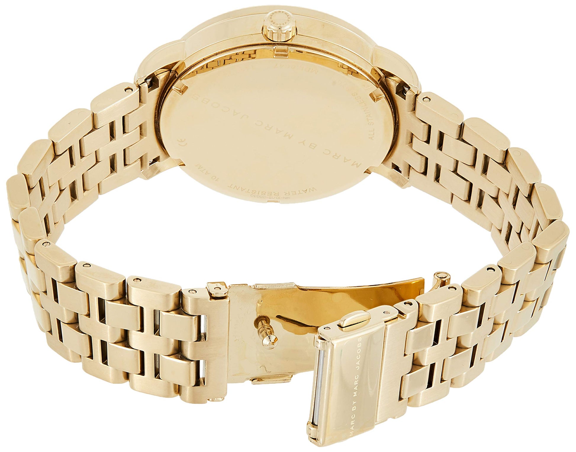  Shop Authentic Marc Jacobs Fergus White Dial Gold Steel Strap Watch for Women - MBM8647 - Luxxuri