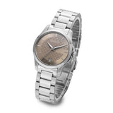  Shop Authentic Gucci G Timeless Brown Dial Silver Steel Strap Watch For Women - YA126526 - Luxxuri