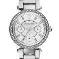  Shop Authentic Michael Kors Parker Silver Dial Silver Steel Strap Watch for Women - MK5615 - Luxxuri