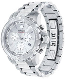  Shop Authentic Movado Series 800 Chronograph Silver Dial Silver Steel Strap Watch For Men - 2600111 - Luxxuri