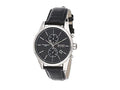  Shop Authentic Hugo Boss Jet Black Dial Black Leather Strap Watch for Men - 1513279 - Luxxuri