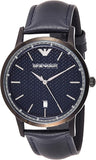  Shop Authentic Emporio Armani Renato Blue Dial Blue Leather Strap Watch For Men - AR2479 - Luxxuri