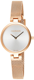  Shop Authentic Calvin Klein Even White Dial Rose Gold Mesh Bracelet Watch for Women - K7B23626 - Luxxuri