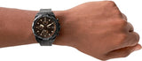  Shop Authentic Fossil Bronson Chronograph Black Dial Black Steel Strap Watch for Men - FS5851 - Luxxuri