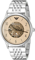  Shop Authentic Emporio Armani Meccanico Multicolor Dial Silver Steel Strap Watch For Men - AR1922 - Luxxuri