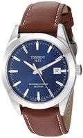  Shop Authentic Tissot Gentlemen Powermatic 80 Silicium Blue Dial Brown Leather Strap Watch For Men - T127.407.16.041.00 - Luxxuri