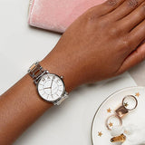  Shop Authentic Marc Jacobs Roxy Silver Dial Two Tone Steel Strap Watch for Women - MJ3551 - Luxxuri