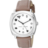  Shop Authentic Marc Jacobs Mandy Silver Dial Brown Leather Strap Watch for Women - MJ1563 - Luxxuri