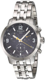  Shop Authentic Tissot PRC 200 Chronograph Black Dial Stainless Steel Watch For Men - T0554171105700 - Luxxuri