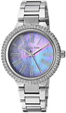 Shop Authentic Michael Kors Taryn Mother of Pearl Purple Dial Silver Steel Strap Watch For Women - MK6562 - Luxxuri