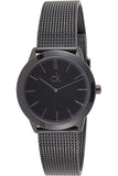  Shop Authentic Calvin Klein Minimalist Black Dial Silver Mesh Bracelet Watch for Men - K3M2112X - Luxxuri