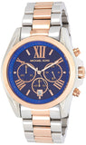  Shop Authentic Michael Kors Bradshaw Blue Dial Two Tone Steel Strap Watch for Women - MK5606 - Luxxuri
