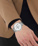  Shop Authentic Hugo Boss Skymaster White Dial Silver Mesh Bracelet Watch for Men - 1513933 - Luxxuri