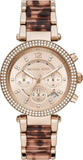  Shop Authentic Michael Kors Parker Chronograph Rose Gold Dial Two Tone Steel Strap Watch For Women - MK6832 - Luxxuri